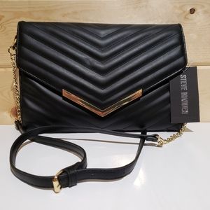 Steve Madden Briley Chevron Quilted Clutch